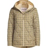 image:imageLands End FeatherFree Insulated JacketChampagneRich Coffee Plaid
