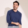 image:imageLands End Mens Cooling Long Sleeve UPF 50 Hooded Swim Tee Rash GuardDeep Sea Navy Heather