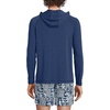 image:imageLands End Mens Cooling Long Sleeve UPF 50 Hooded Swim Tee Rash GuardDeep Sea Navy Heather