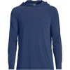 image:imageLands End Mens Cooling Long Sleeve UPF 50 Hooded Swim Tee Rash GuardDeep Sea Navy Heather