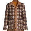 image:imageLands End Womens Reversible Barn Quilted JacketOrange GingerPlaid