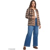 image:imageLands End Womens Reversible Barn Quilted JacketOrange GingerPlaid