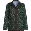 image:imageLands End Womens Reversible Barn Quilted JacketPale Slate BlueFloral