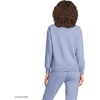 image:imageLands End Womens Serious Sweats Relaxed Quarter Zip Pullover SweatshirtFrosted Periwinkle
