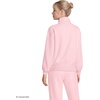 image:imageLands End Womens Serious Sweats Relaxed Quarter Zip Pullover SweatshirtSea Salt Pink