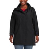 image:imageLands End Womens Squall Waterproof Hooded RaincoatBlack