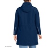image:imageLands End Womens Squall Waterproof Hooded RaincoatDeep Sea Navy