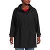 image:imageLands End Womens Squall Waterproof Hooded RaincoatBlack