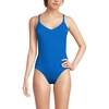 image:imageWomens Tugless QuickDry VNeck MultiWay High Leg One Piece SwimsuitBright Cobalt Blue