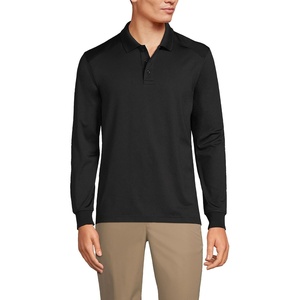 image:imageSchool Uniform Mens Long Sleeve Rapid Dry Polo ShirtBlack