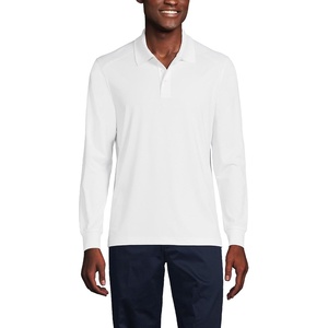 image:imageSchool Uniform Mens Long Sleeve Rapid Dry Polo ShirtWhite