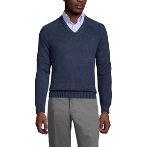 image:imageSchool Uniform Young Mens Cotton Modal VNeck SweaterClassic Navy