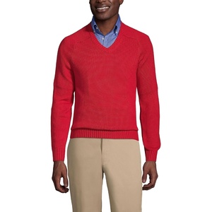 image:imageSchool Uniform Young Mens Cotton Modal VNeck SweaterRed