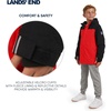 image:imageLands End Boys Squall Waterproof Fleece Lined Insulated JacketFiery Red