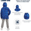 image:imageLands End Boys Squall Waterproof Fleece Lined Insulated JacketGlacier Blue