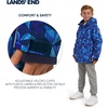 image:imageLands End Boys Squall Waterproof Fleece Lined Insulated JacketGlacier Blue