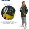 image:imageLands End Boys Squall Waterproof Fleece Lined Insulated JacketOlive Camouflage