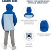 image:imageLands End Boys Squall Waterproof Fleece Lined Insulated JacketSky Blue