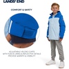image:imageLands End Boys Squall Waterproof Fleece Lined Insulated JacketSky Blue