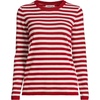 image:imageLands End Cashmere SweaterRich RedIvory Breton
