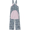 image:imageLands End Kids Iron Knee Insulated Winter Snow BibsGeoBluePink