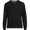 image:imageLands End Mens Long Sleeve Serious Sweats Crewneck SweatshirtBlack