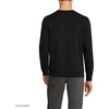 image:imageLands End Mens Long Sleeve Serious Sweats Crewneck SweatshirtBlack