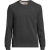 image:imageLands End Mens Long Sleeve Serious Sweats Crewneck SweatshirtDark Charcoal Heather