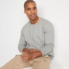 image:imageLands End Mens Long Sleeve Serious Sweats Crewneck SweatshirtGray Heather
