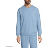 image:imageLands End Mens Long Sleeve Serious Sweats Crewneck SweatshirtOasis Blue