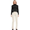 image:imageLands End Womens Cashmere Turtleneck SweaterBlack Heritage Stripe