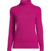 image:imageLands End Womens Cashmere Turtleneck SweaterBrilliant Magent Pink