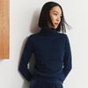 image:imageLands End Womens Cashmere Turtleneck SweaterDeep Sea Navy