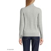 image:imageLands End Womens Cashmere Turtleneck SweaterGrayBlack Donegal