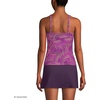 image:imageLands End Womens Chlorine Resistant Wrap Tankini Swimsuit TopViolet Rose Stipple Palm