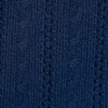 image:imageLands End Womens Cotton Pointelle Satin Trim Cardigan SweaterDeep Sea Navy
