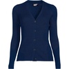 image:imageLands End Womens Drifter Baby Cable Vneck Cardigan SweaterDeep Sea Navy