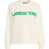 image:imageLands End Womens Drifter Jacquard Crew Neck SweaterFresh Ivory Lands End