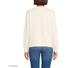 image:imageLands End Womens Drifter Jacquard Crew Neck SweaterFresh Ivory Lands End