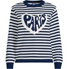 image:imageLands End Womens Drifter Jacquard Crew Neck SweaterParis Heart