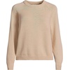 image:imageLands End Womens Drifter Jacquard Raglan Crew Neck SweaterChampagne