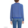 image:imageLands End Womens Drifter Jacquard Raglan Crew Neck SweaterLapisIvory Mini Stripe