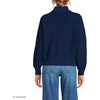 image:imageLands End Womens Drifter Shaker Wedge Quarter Zip SweaterNavy Ice Multi Donegal