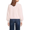 image:imageLands End Womens Fuzzy Eyelash Cable Cardigan SweaterBlush