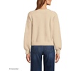 image:imageLands End Womens Fuzzy Eyelash Cable Cardigan SweaterChampagne