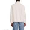 image:imageLands End Womens Half Zip Cozy Sherpa Fleece PulloverIvory