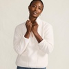 image:imageLands End Womens Half Zip Cozy Sherpa Fleece PulloverIvory