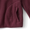 image:imageLands End Womens Half Zip Cozy Sherpa Fleece PulloverLush Burgundy