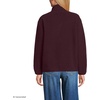 image:imageLands End Womens Half Zip Cozy Sherpa Fleece PulloverLush Burgundy