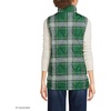 image:imageLands End Womens Quilted Puffer VestLight Emerald Plaid